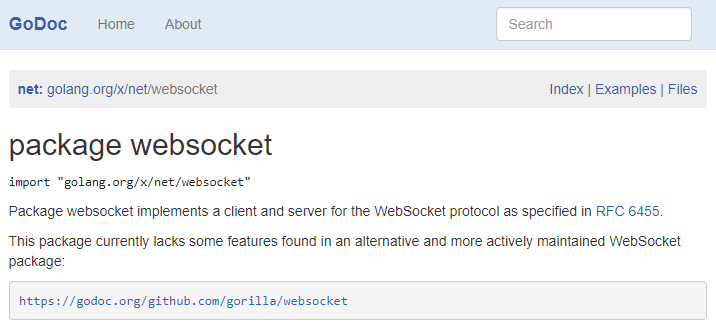 godoc-websocket